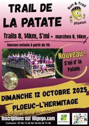 TRAIL DE LA PATATE — Henon (22), 11 octobre 2026 · Trail