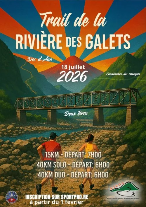 Trail de la Riviere des Galets — Le port (974), 18 juillet 2026 · Trail