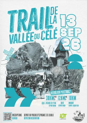 Trail de la Vallée du Célé 2026 — Flaujac gare (46), 13 septembre 2026 · Trail