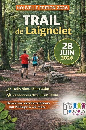Trail de Laignelet — Beauce (35), 28 juin 2026 · Trail