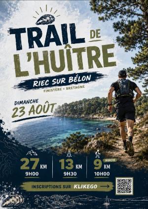 TRAIL DE L'HUITRE — Riec sur belon (29), 23 de agosto de 2026 · Camino