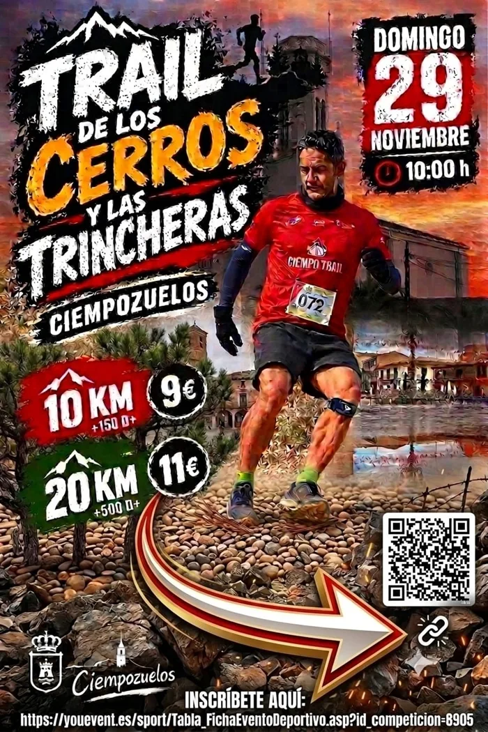 Trail de los Cerros y las Trincheras 2026 — Ciempozuelos (M), 29 de noviembre de 2026 · Trail