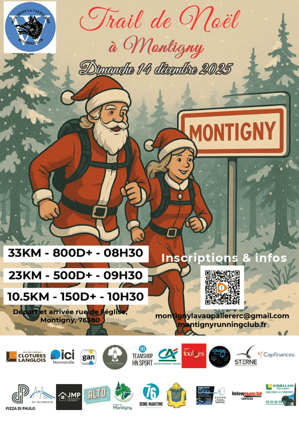 Trail de Noël de Montigny