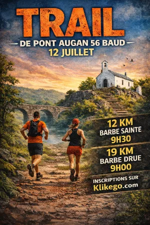Trail de Pont Augan — Guenin (56), 12 juillet 2026 · Trail