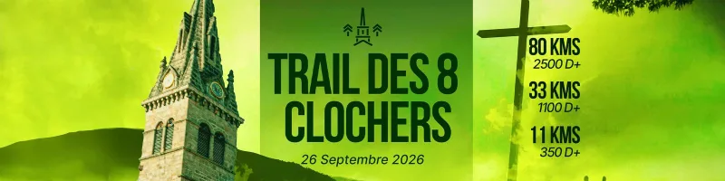 Trail des 8 clochers — Montfaucon en velay (43), 26 septembre 2026 · Trail
