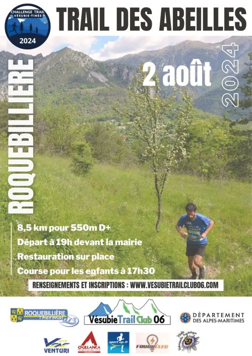Trail des Abeilles 2026 — St martin vesubie (06), 31 juillet 2026 · Trail