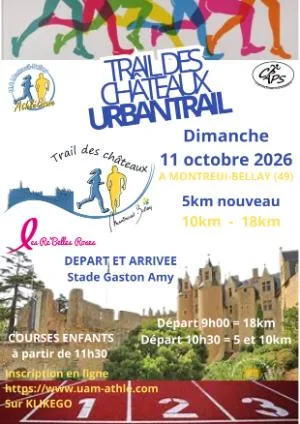 Trail des Châteaux ; Montreuil-Bellay 11 oct 2026