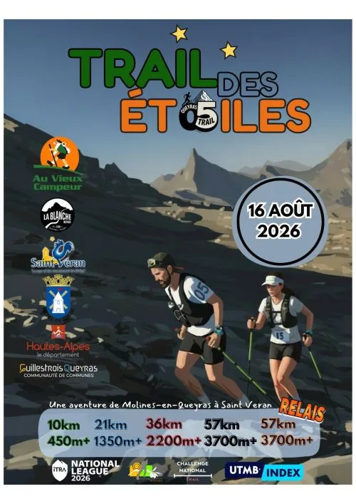 Trail des Étoiles — Chateau ville vieille (05), 16 août 2026 · Trail