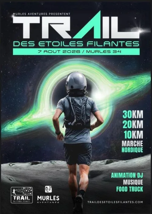 Trail des Étoiles Filantes 2026 — Combaillaux (34), 7 août 2026 · Trail