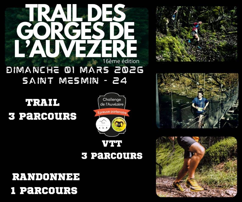 Trail des Gorges de l'Auvézère 2026