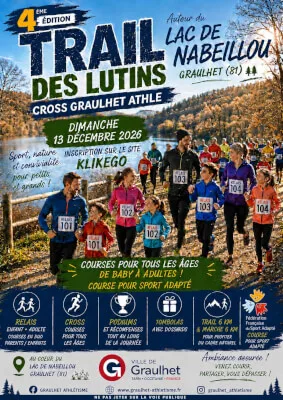 TRAIL DES LUTINS /CROSS DE GRAULHET ATHLE 4 EME EDITION — Lasgraisses (81), 13 décembre 2026 · Trail