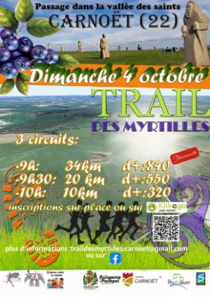 Trail des Myrtilles — Bulat pestivien (22), 4 octobre 2026 · Trail
