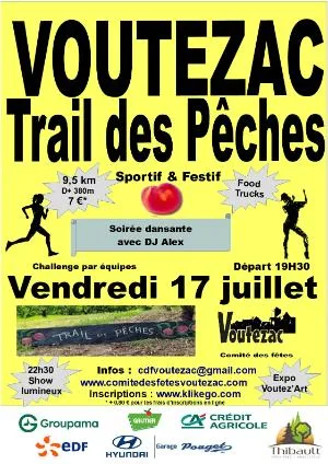 Trail des pêches de Voutezac — St cyr la roche (19), 17 de julio de 2026 · Camino