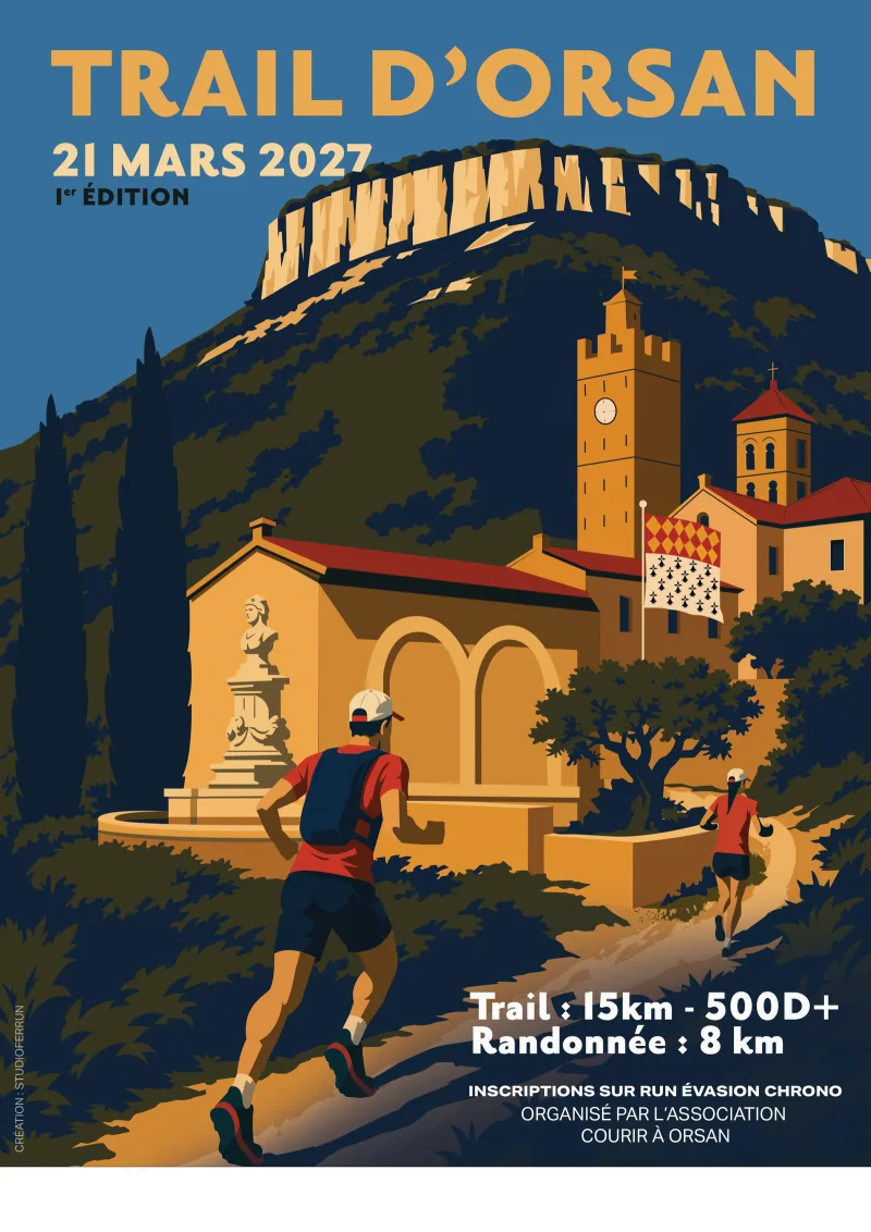 TRAIL D’ORSAN — Codolet (30), 21 mars 2027 · Trail