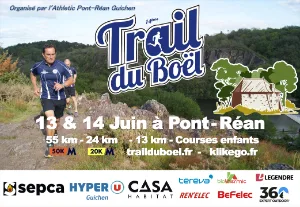 Trail du Boël — Baulon (35), 14 juin 2026 · Trail