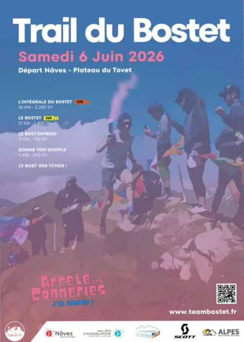 Trail du Bostet — Grand aigueblanche (73), 6 juin 2026 · Trail