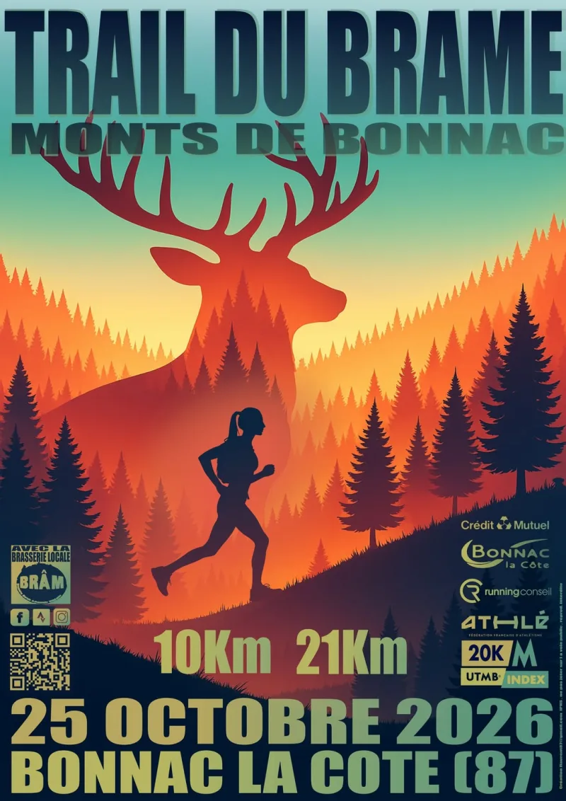 Trail du Brame — Bonnac la cote (87), 25 octobre 2026 · Trail