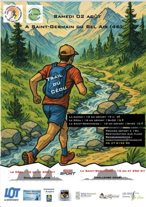 Trail du Céou — Frayssinet (46), 1 août 2026 · Trail