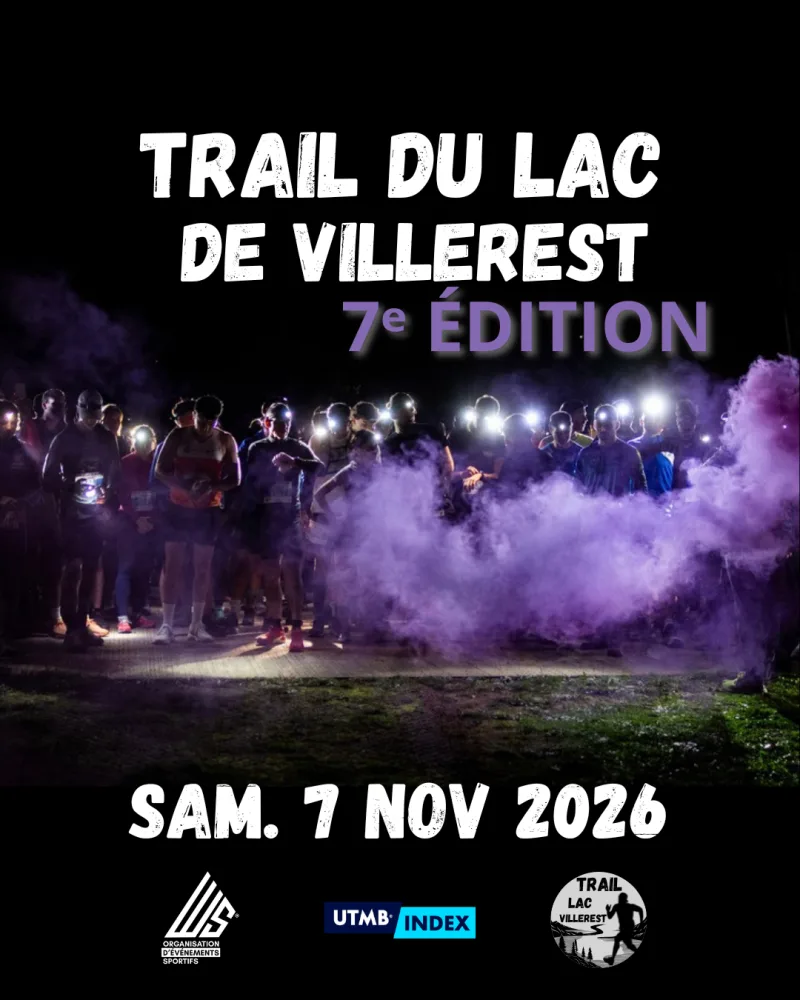 Trail du Lac de Villerest — Roanne (42), 7 novembre 2026 · Trail