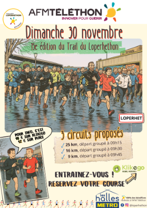 Trail du Loperhethon — Loperhet (29), 29 novembre 2026 · Trail