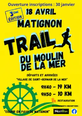 Trail du Moulin de la Mer — Henanbihen (22), 18 avril 2027 · Trail