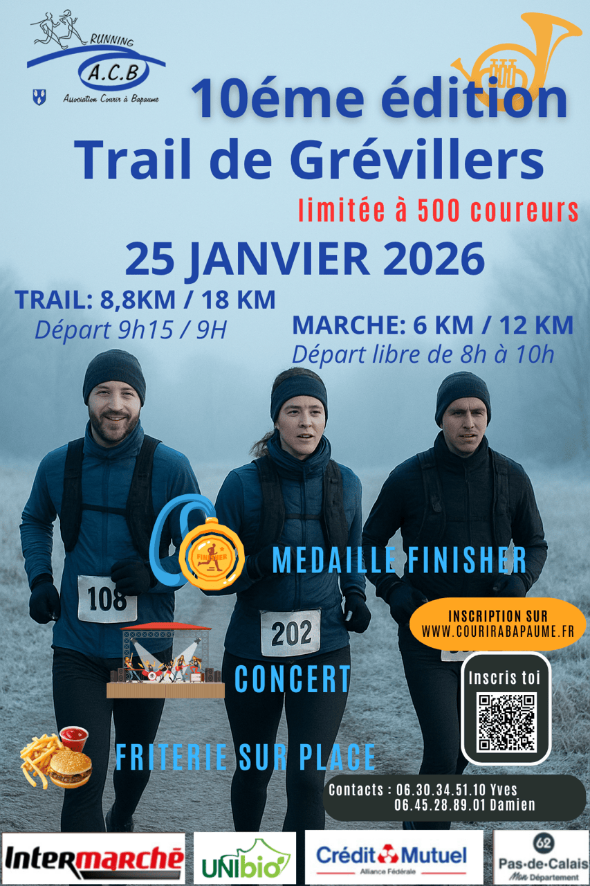 Trail du Plateau de Grévillers 2026