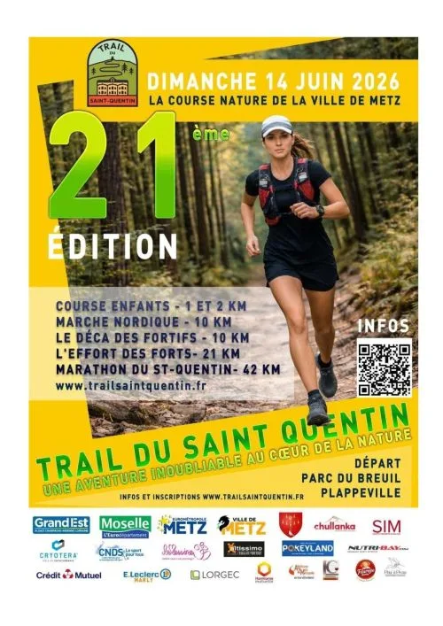 Trail du Saint-Quentin — Lorry les metz (57), 14 juin 2026 · Trail