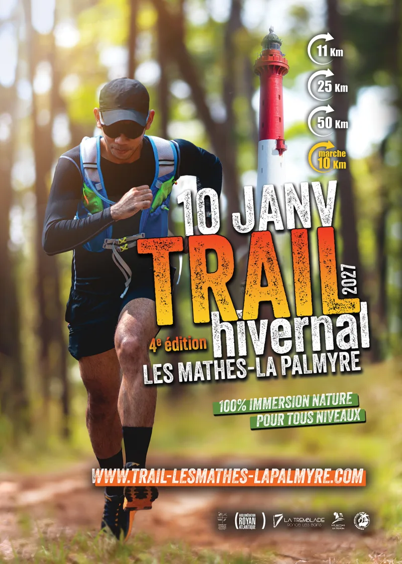 Trail Hivernal Les Mathes – La Palmyre 2027 — St augustin (17), 10 janvier 2027 · Trail