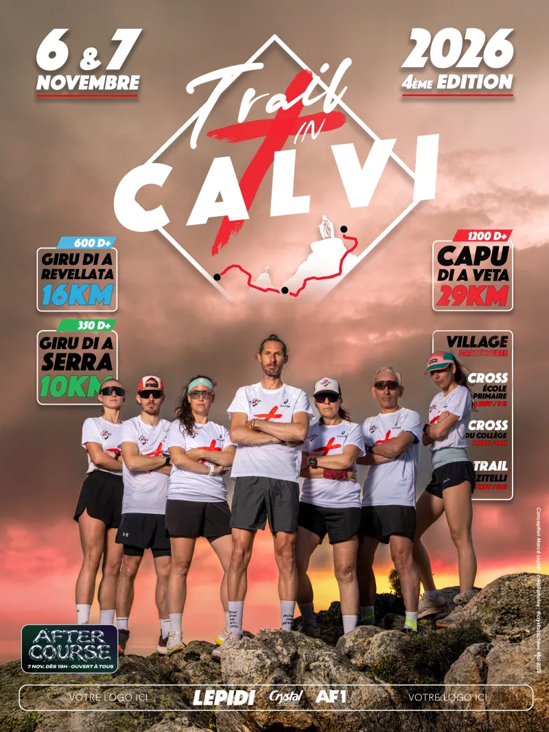 Trail in Calvi — Calvi (2B), 7 novembre 2026 · Trail