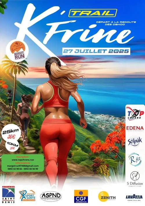 Trail K'Frine — St denis (974), 26 juillet 2026 · Trail