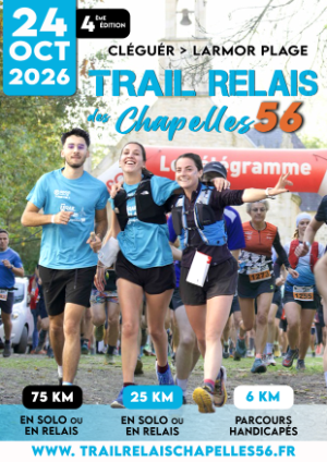 Trail Relais des Chapelles 56 — Cleguer (56), 24 octobre 2026 · Trail