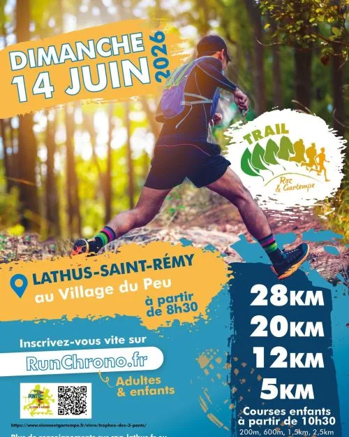 Trail Roc & Gartempe — Bourg archambault (86), 14 juin 2026 · Trail