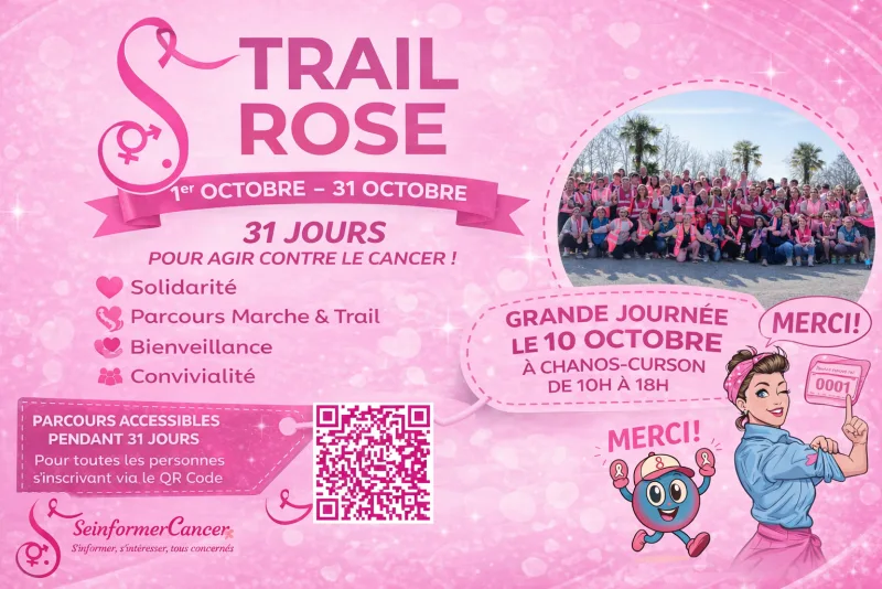 TRAIL ROSE - Trail & Marche — Beaumont monteux (26), 1 octobre 2026 · Trail