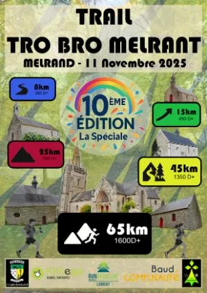 Trail Tro Bro Melrant - Le TTBM - 11ème édition - — Guern (56), 11 novembre 2026 · Trail