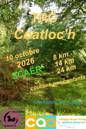 Trail Tro-coat-loch — Scaer (29), 10 octobre 2026 · Trail