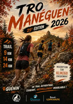 Trail Tro Maneguen — Guenin (56), 22 novembre 2026 · Trail
