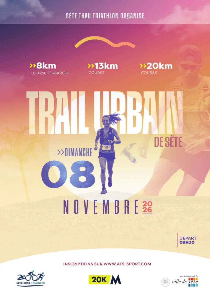 Trail Urbain de Sète — Sete (34), 8 novembre 2026 · Trail