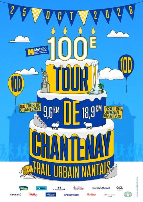 Trail Urbain Nantais - Tour de Chantenay — Nantes (44), 25 octobre 2026 · Trail