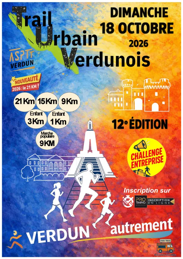 Trail Urbain Verdunois — Cumieres le mort homme (55), 18 octobre 2026 · Trail