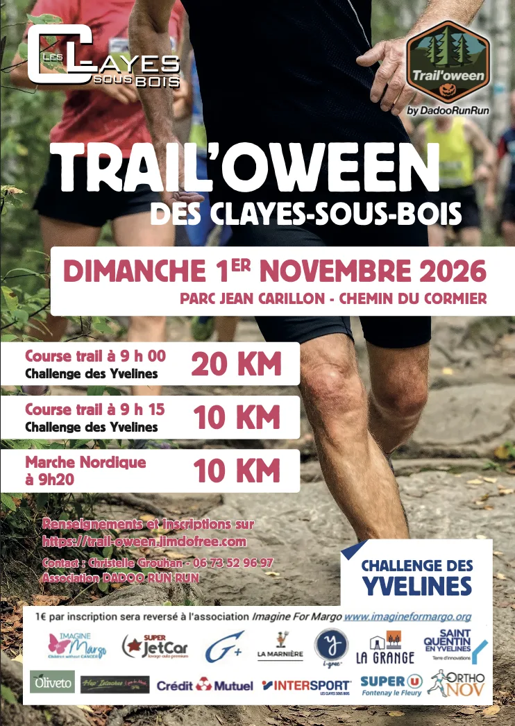 Trail’Loween 2026 — Dom le mesnil (08), 31 octobre 2026 · Trail