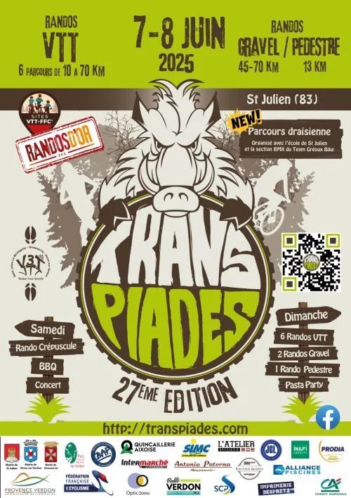Trans-Piades — Ginasservis (83), 13 juin 2026 · Course à pied