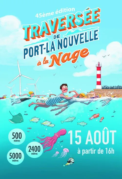 Traversée de Port La Nouvelle — Port la nouvelle (11), 15 août 2026 · Course à pied