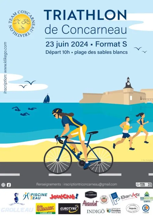 Triathlon de Concarneau — Concarneau (29), 14 de junio de 2026 · Correr