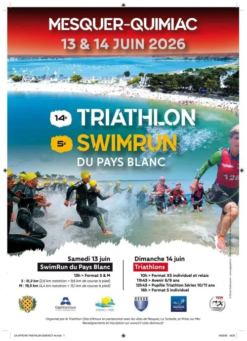 Triathlon & Swimrun Mesquer-Quimiac — Mesquer (44), 13 juin 2026 · Course à pied