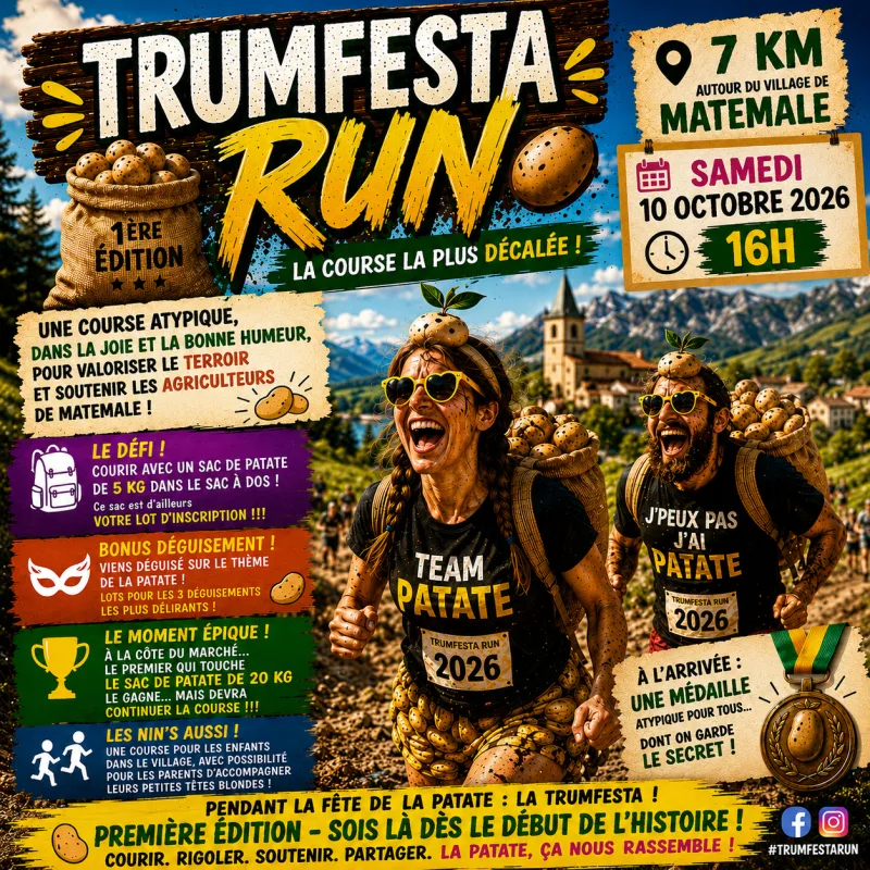 TRUMFESTA' RUN — Formigueres (66), 10 octobre 2026 · Course à pied