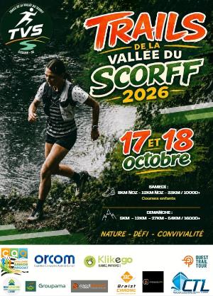 TVS - Trails de la Vallée du Scorff 2026 — Cleguer (56), 17 octobre 2026 · Trail