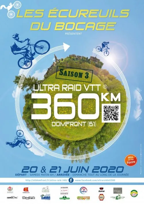 UR360 - Ultra Raid VTT 360 km — St brice (61), 13 juin 2026 · Trail