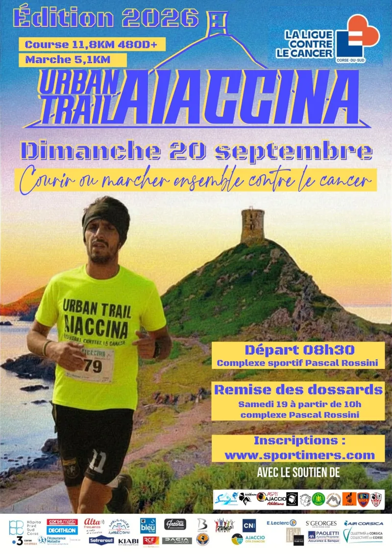 URBAN TRAIL AIACCINA — Ajaccio (2A), 20 septembre 2026 · Trail