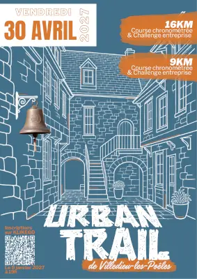 URBAN TRAIL de Villedieu les poêles 2027 — Ste cecile (50), 30 avril 2027 · Trail