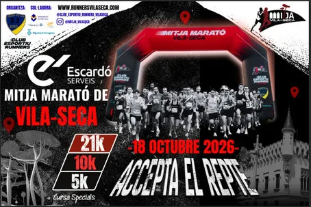 V Mitja Marató de Vila-Seca — Vila-Seca (T), 18 de octubre de 2026 · Correr